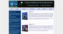 Desktop Screenshot of carinasoft.com